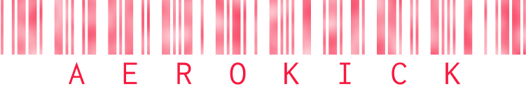 AeroKick Barcode Logo